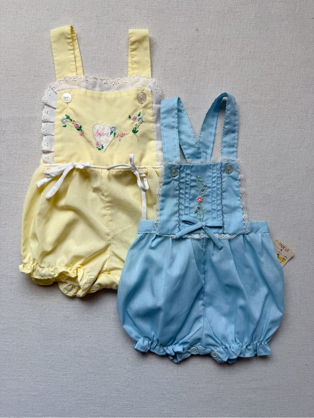Vintage Baby Bubble Romper Bundle Cottagecore 0-3M